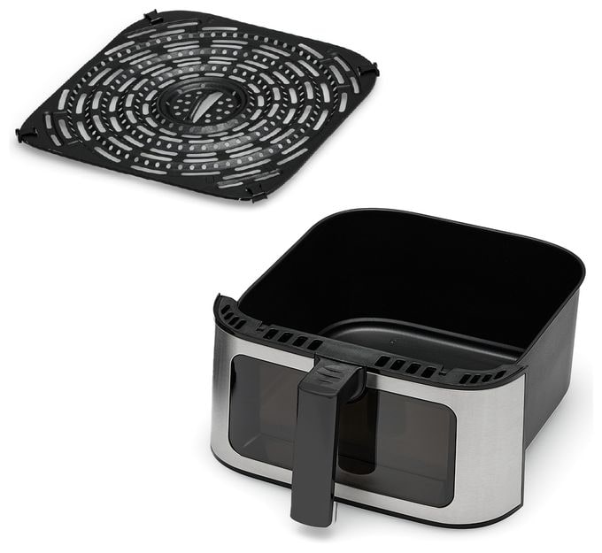 Heißluftfritteuse 7,5 l 1870 W  Air Fry & Dry XL (Schwarz, Silber) 