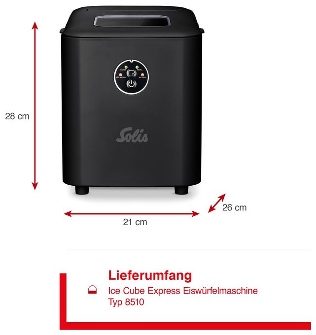 Tragbarer Eiswürfelbereiter Ice Cube Express 