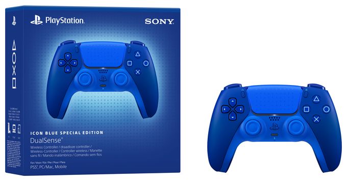 Analog / Digital Gamepad für PlayStation 5  DualSense Wireless Controller (Blau) 
