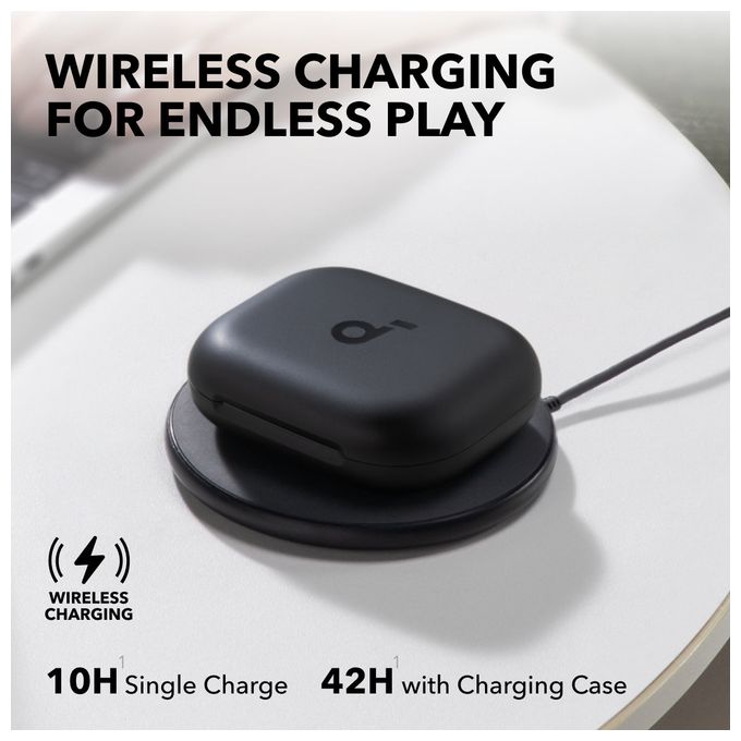 Ohraufliegender Bluetooth Kopfhörer kabellos IP55  AeroFit 2 (Schwarz) 
