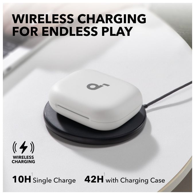 Ohraufliegender Bluetooth Kopfhörer kabellos IP55  AeroFit 2 (Weiß) 