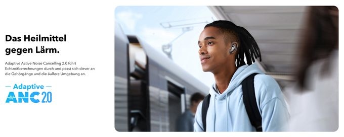 In-Ear Bluetooth Kopfhörer kabellos 10 h Laufzeit IPX4  Liberty 4 NC (Weiß) 
