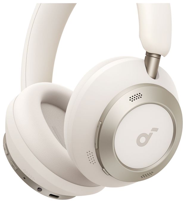 Ohraufliegender Bluetooth Kopfhörer kabellos  Space One Pro (Weiß) 