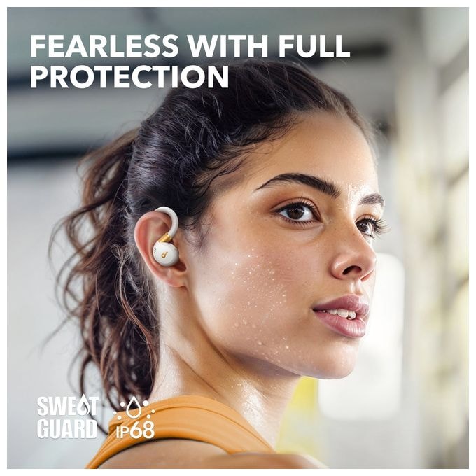 In-Ear Kopfhörer kabellos 12 h Laufzeit IP68  Sport X20 (Weiß) 