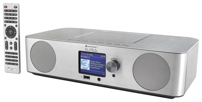 Bluetooth DAB+, FM, UKW Radio Internet  ICD2060SI (Schwarz, Metallisch) 
