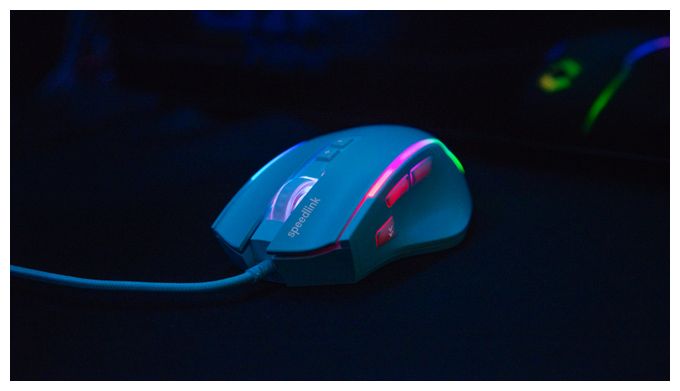 12800 DPI Gaming Maus Optisch  Decus NX RGB (Weiß) 