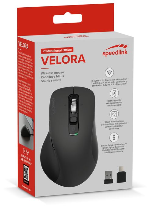 4800 DPI Büro Maus Optisch  SL-630310 (Schwarz) 