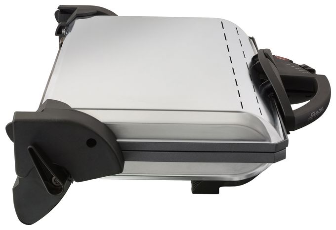 2000 W mit 370 x 230 mm Fläche  PG4.3 Kontaktgrill (Schwarz/Chrom) 