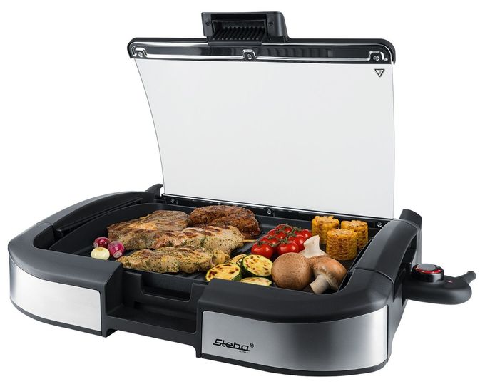 2200 W  VG195 Tischgrill (Schwarz) 