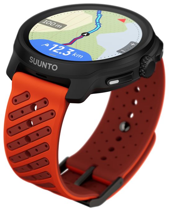 Digital 49 mm Smartwatch Rund 65 h  Race 2 (Schwarz) 