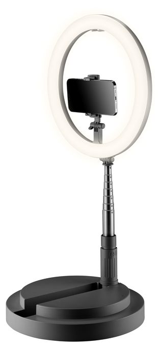 70 mm Universal  Selfie Ring Compact (Schwarz) 