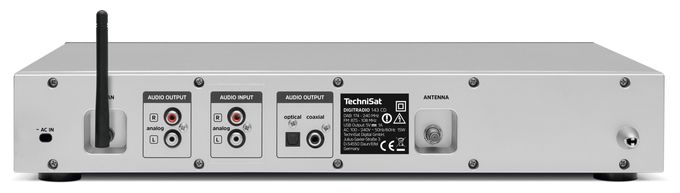 Home-Audio-Minisystem DAB+, FM Bluetooth  DigitRadio 143 CD (V3) (Silber) 