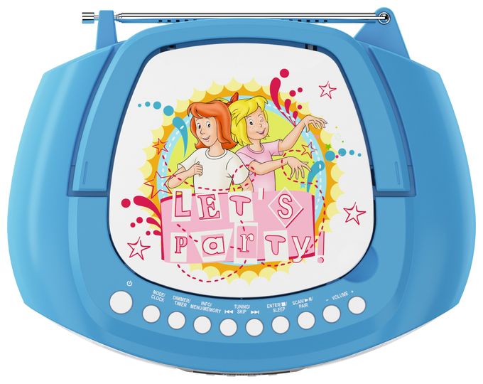 CD Payer DAB+, FM Radio  DigitRadio 1990 Bibi & Tina Edition (Blau) 