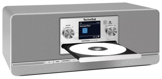 Bluetooth DAB, DAB+, FM Radio Küche  DigitRadio 372CD BT (Anthrazit, Silber) 