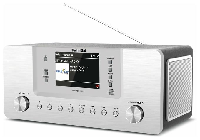 Bluetooth DAB+, FM Radio Persönlich  Digitradio 574IR (Silber) 