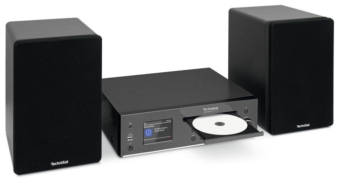 CD Payer DAB+, FM Radio  DigitRadio 760 (Schwarz) 