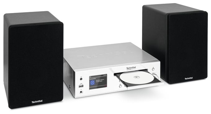 CD Payer DAB+, FM Radio  DigitRadio 760CD IR (Silber) 