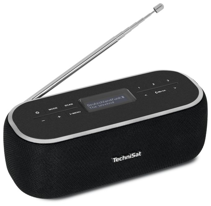 Bluetooth DAB+, UKW Radio Tragbar  DigitRadio BT1 (Schwarz) 