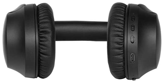 Ohraufliegender Bluetooth Kopfhörer kabellos 60 h Laufzeit USB Typ-C  StereoMan 3 BT (Schwarz) 