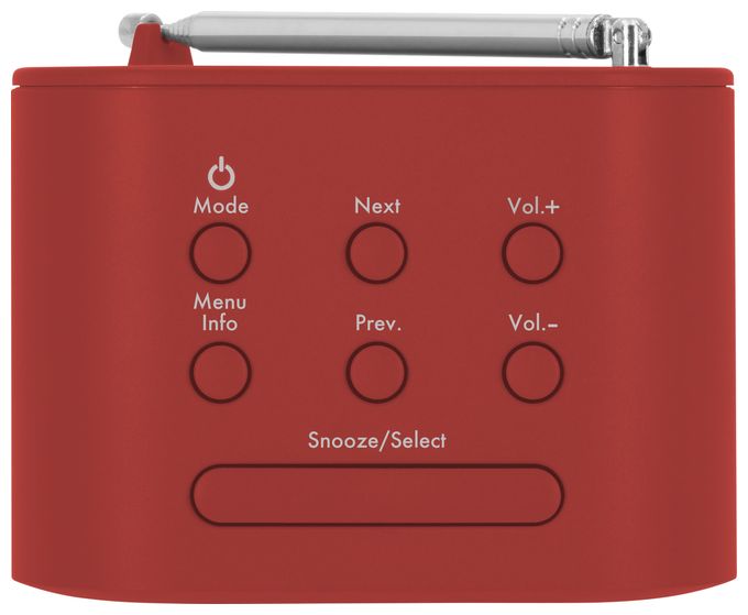 DAB+, FM Radio Persönlich  TechniRadio 40 (Rot) 