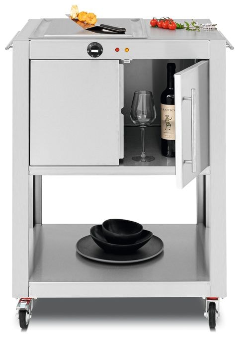 1 Zone(n) 2000 W mit 480 x 410 mm Fläche  Teppinox GW2000 Basic (Edelstahl) 