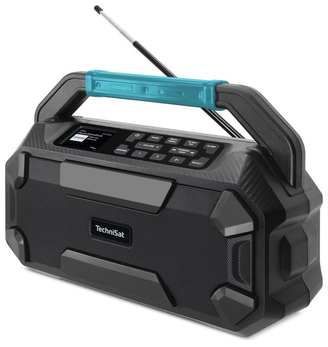 Bluetooth DAB+, FM Radio Tragbar IPX4  Viola 231OD (Schwarz) 