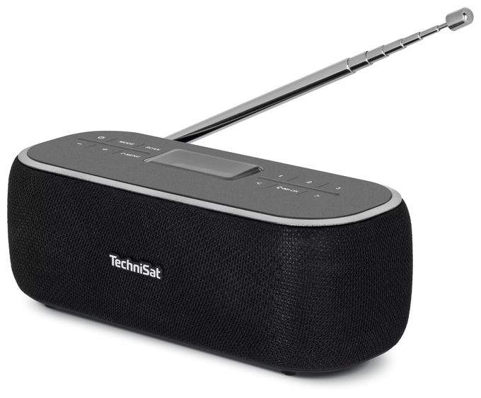 Bluetooth DAB+, FM Radio Tragbar  Viola BT1 (Schwarz, Grau) 