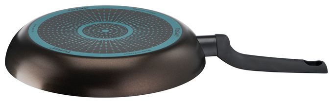  B55406 Extra Cook & Clean Allzweckpfanne 28 cm Oval Titan beschichtet (Schwarz) 