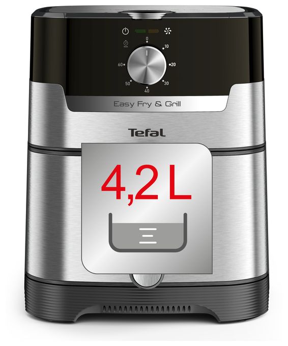 Heißluftfritteuse 4,2 l 1550 W  EY501D Easy Fry & Grill Classic (Edelstahl) 