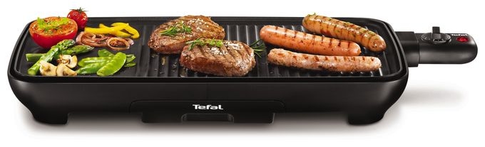mit 190 x 235 mm Fläche  TG3918 Malaga Tischgrill (Schwarz) 