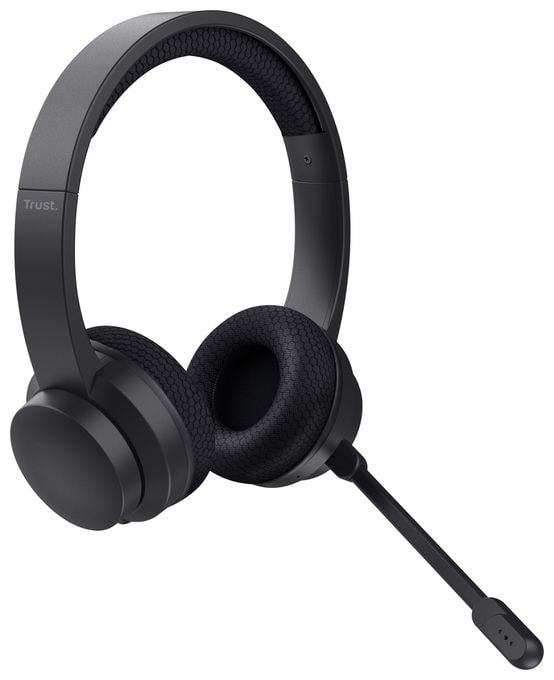 Ohraufliegender Bluetooth Kopfhörer kabelgebunden&kabellos USB Typ-C  Ayda (Schwarz) 