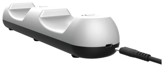 PlayStation 5 Kabelgebunden  GXT251 Duo Charging Dock (Schwarz, Weiß) 