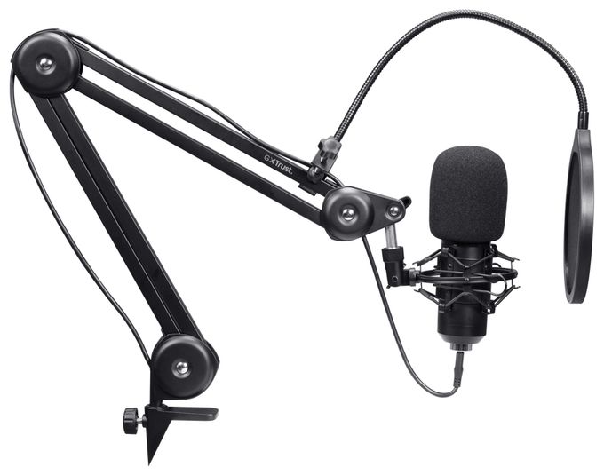 Kabelgebunden Podcast-Mikrofon USB  GXT270 Emita II+ (Schwarz) 
