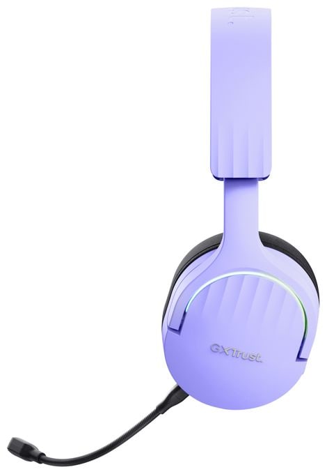 Ohraufliegender Bluetooth Kopfhörer kabelgebunden&kabellos 22 h Laufzeit USB Typ-A  GXT491 Fayzo (Schwarz, Violett) 