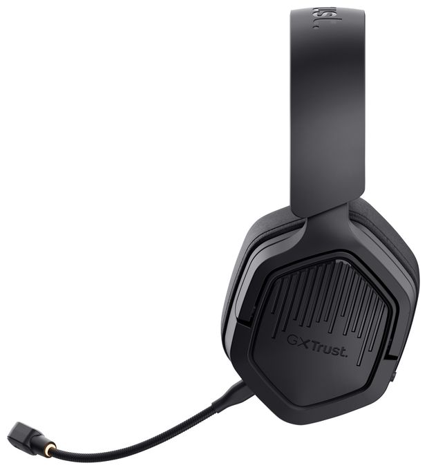 Over Ear Bluetooth Kopfhörer kabelgebunden&kabellos 20 h Laufzeit USB Type-C / USB Type-A  GXT493 Carus (Schwarz) 