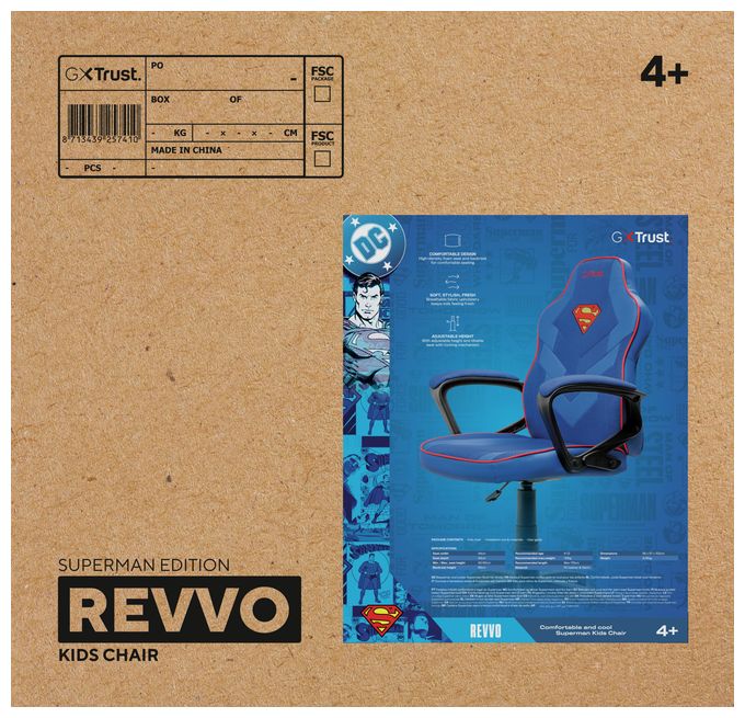 Gamingstuhl bis 110 kg GXT703SM Revvo 