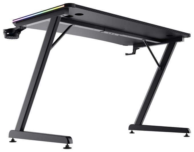bis 150 kg  GXT709 Luminus RGB Gamingtisch (Schwarz) 