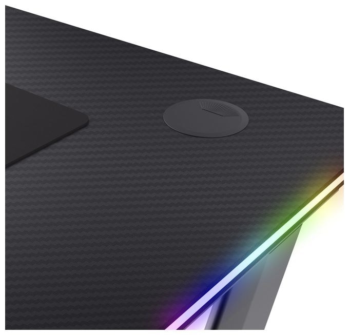 bis 150 kg  GXT710 Luminus Pro RGB Gamingtisch (Schwarz) 