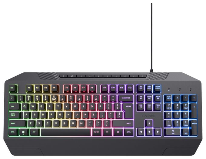 RGB-LED Gaming Tastatur USB  GXT836 EVOCX (Schwarz) 