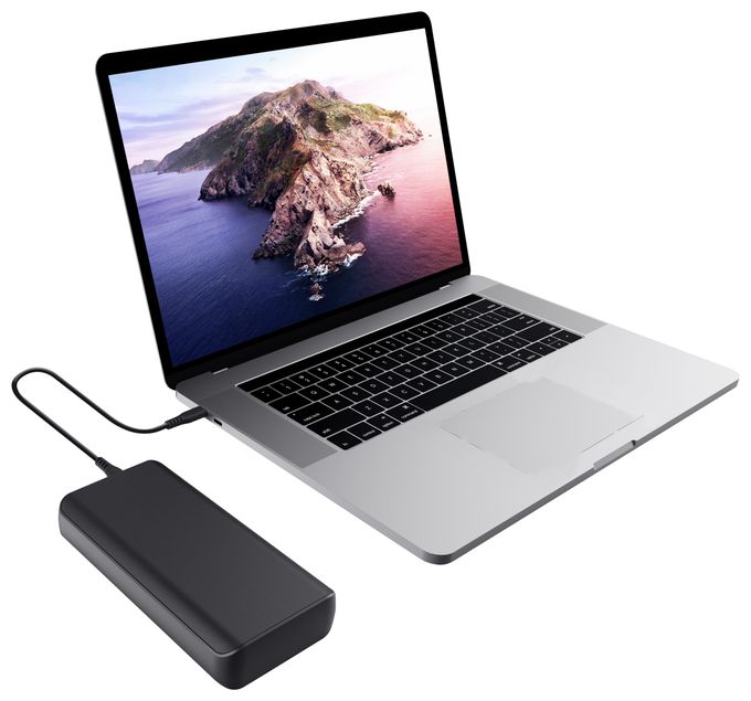 20000 mAh Powerbank USB Typ-C  Laro (Schwarz) 