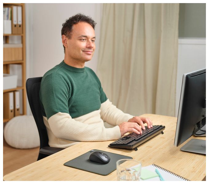 Büro Tastatur RF Wireless 2.4 GHz  Ody II (Schwarz) 