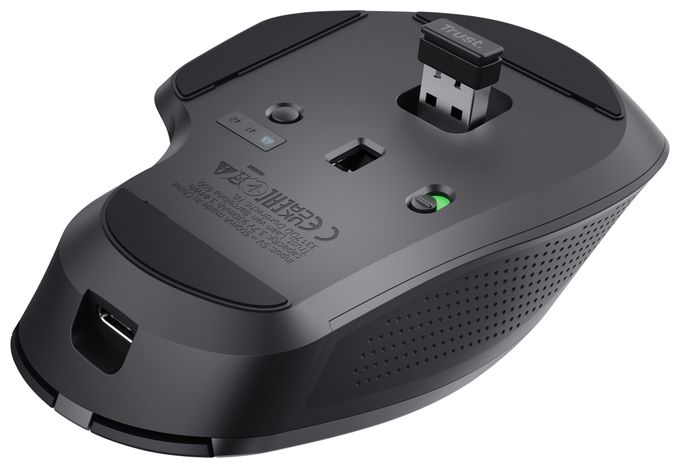 3200 DPI Büro Maus Optisch  Ozaa+ (Schwarz) 