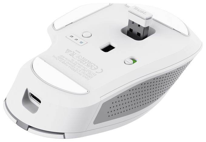 3200 DPI Büro Maus Optisch  Ozaa+ (Weiß) 