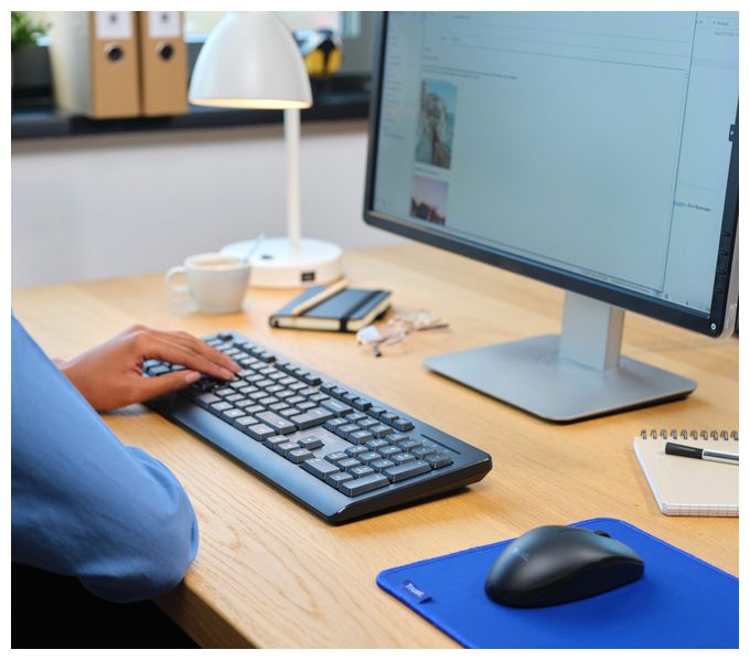 Büro Tastatur RF Wireless  Primo (Schwarz) 