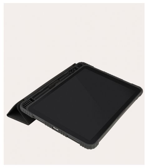 Folio aus Kunststoff für Apple iPad 10.9" 10th gen 2022 iPad A16 (2025) bis 27,7 cm (10.9") mit Magnetverschluss (Schwarz) Educo 
