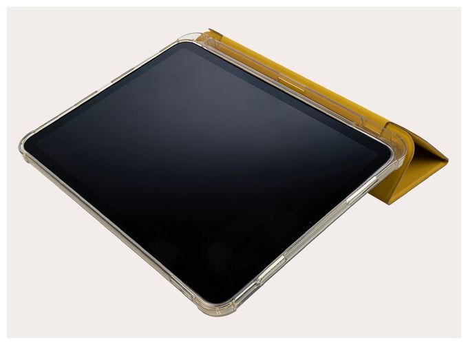 Folio aus Polycarbonat, Thermoplastische Polyurethane (TPU) für Apple iPad 10.9" 10th gen 2022 bis 27,7 cm (10.9") Schockresistent (Transparent, Gelb) IPD1022ST-DY 