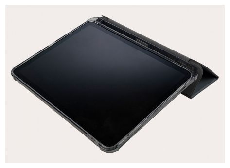 Folio aus Polycarbonat, Thermoplastische Polyurethane (TPU) für Apple iPad 10.9" 10th gen 2022 bis 27,7 cm (10.9") Schockresistent (Grau, Transparent) IPD1022ST-G 
