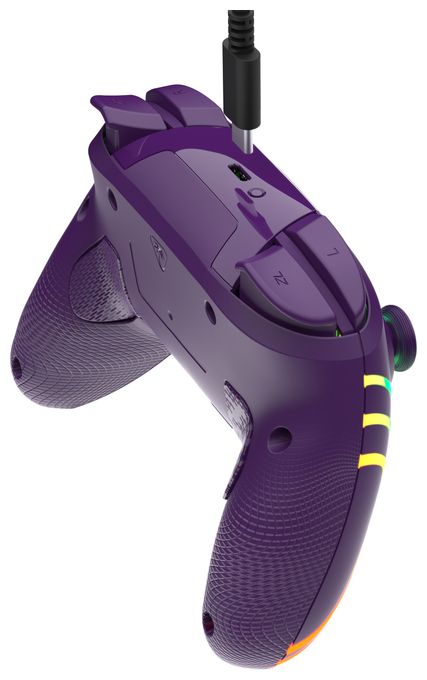Gamepad für Nintendo Switch, Nintendo Switch 2, Nintendo Switch Lite, Nintendo Switch OLED  Afterglow Wave Wireless Controller (Violett) 