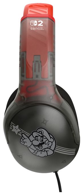 Airlite Fit Kabelgebundenes Gaming-Headset – Offiziell für Nintendo Switch 1 und 2 lizenziert, robust, leicht, Mario Star 
