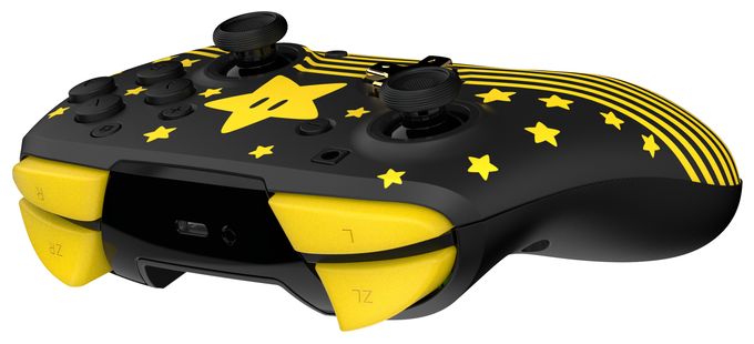 Gamepad für Nintendo Switch, Nintendo Switch 2, Nintendo Switch Lite, Nintendo Switch OLED  Rematch (Schwarz, Gold, Gelb) 
